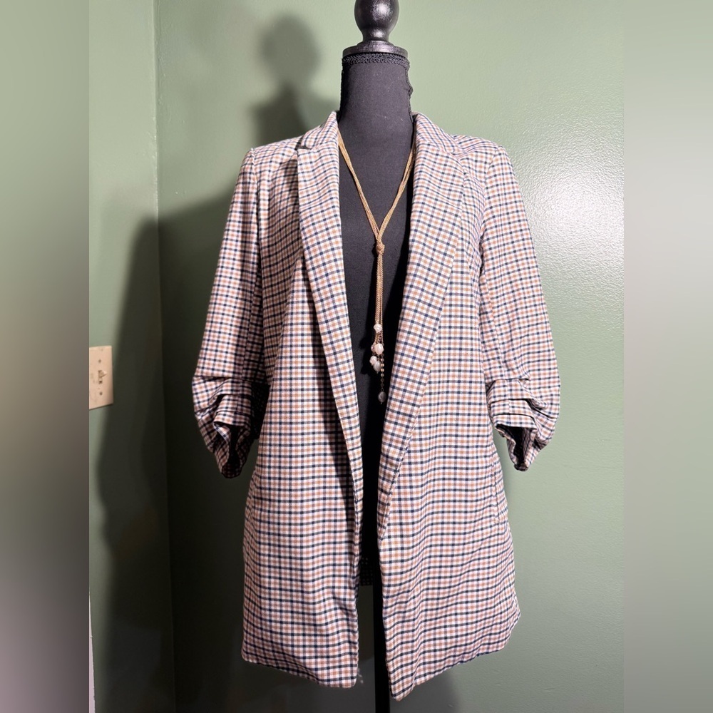 Rachel Zoe Checkered Blazer